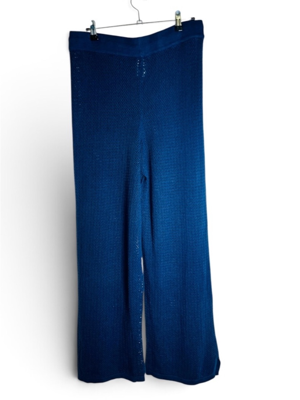 Pact Beachside Crochet Knit Pant, Navy, Organic Cotton, Beach